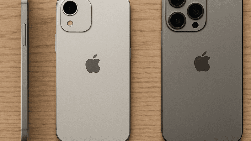 iPhone 17 Air vaza e imagens revelam design ultrafino