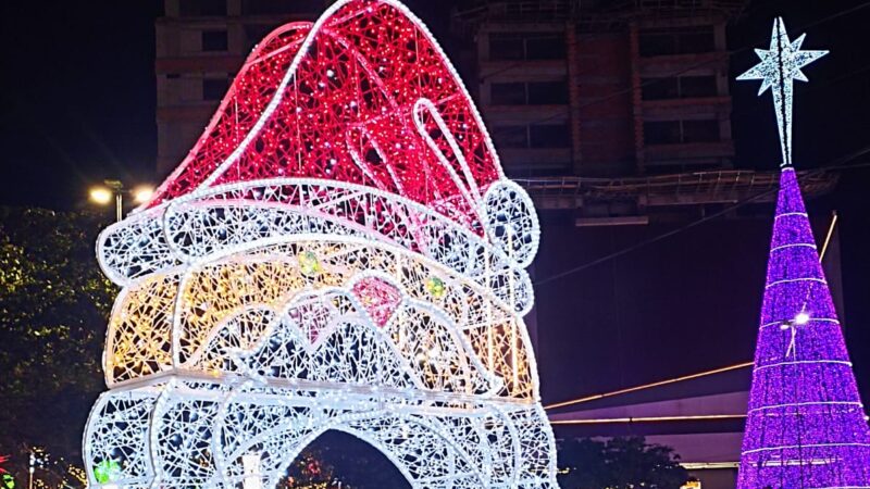Iluminação de Natal em Betim é estendida a novo circuito