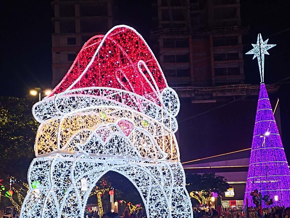 Iluminação de Natal em Betim é estendida a novo circuito