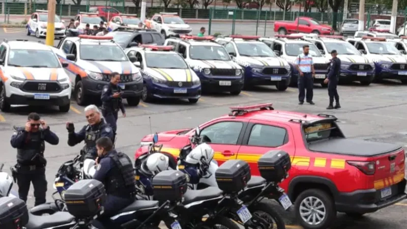 Forças de segurança iniciam operação natalina em Betim