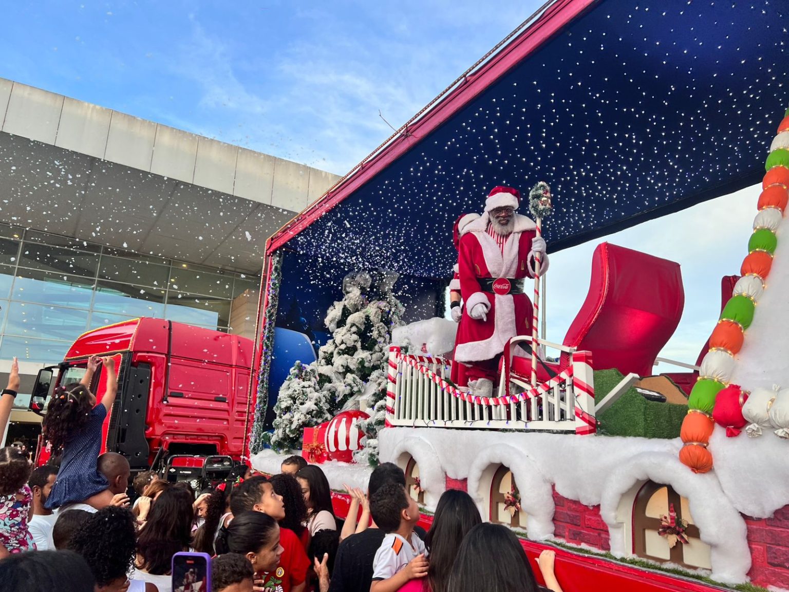 Feliz Natal em Betim tem calor intenso