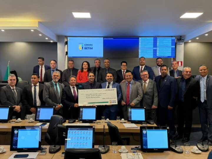 Câmara de Betim devolve quase R$ 16 milhões à Prefeitura após economia histórica