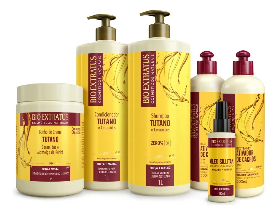 Cabelos crespos e cacheados