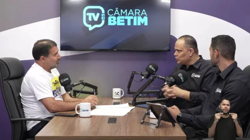 TV Câmara de Betim estreia com podcast 