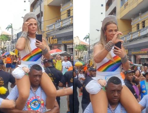 O peso da raça: Carla Perez no Carnaval de Salvador monta em um negro
