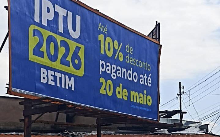 IPTU com desconto em Betim? Cartão de crédito pode salvar quem não tem dinheiro