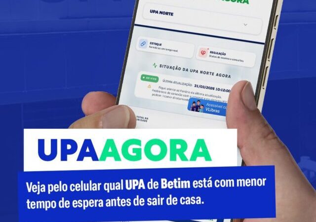 Como acessar o sistema UPA na palma da mão em Betim
