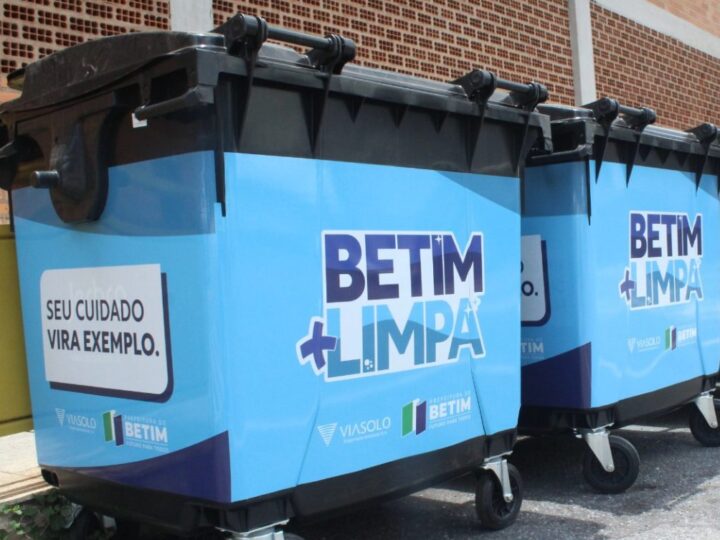 Betim instala contêineres para descarte de lixo 