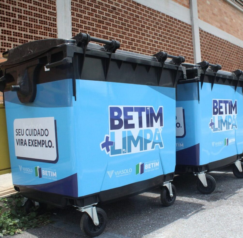 Betim instala contêineres para descarte de lixo