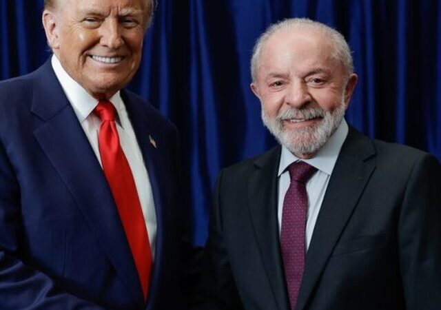 Lula e Trump na Casa Branca