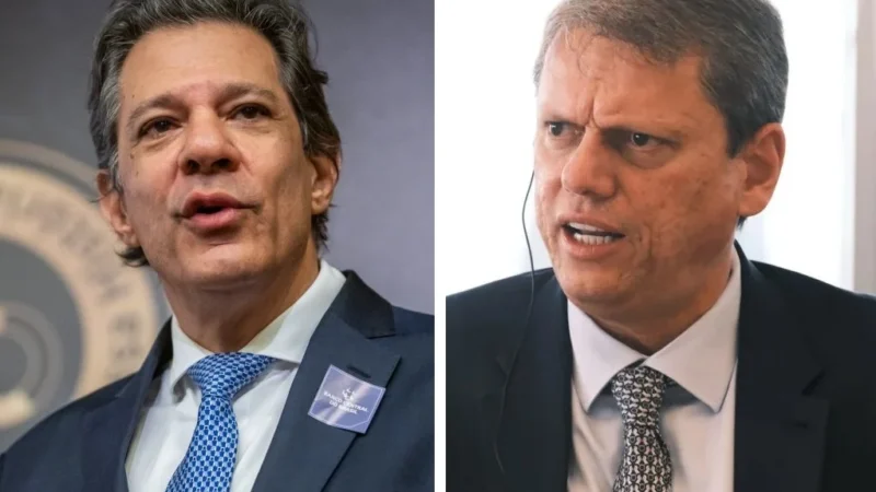 Tarcísio lidera em SP com 47,3% no 1º turno, diz pesquisa