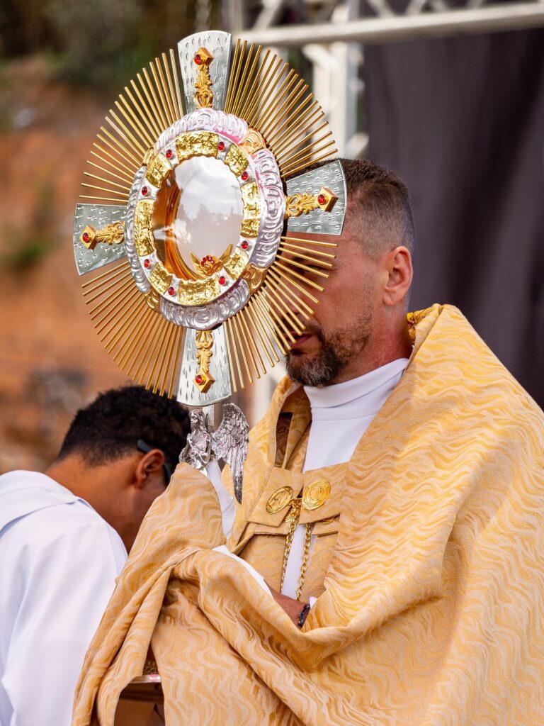 tapete de Corpus Christi em Betim