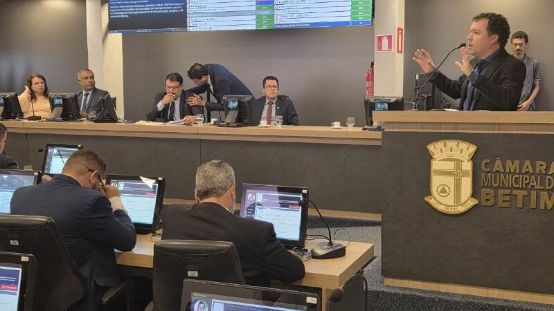 Câmara aprova dívida previdenciária de Betim em regime de urgência