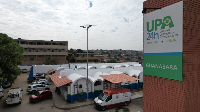 Reforma da UPA Guanabara muda atendimento em Betim