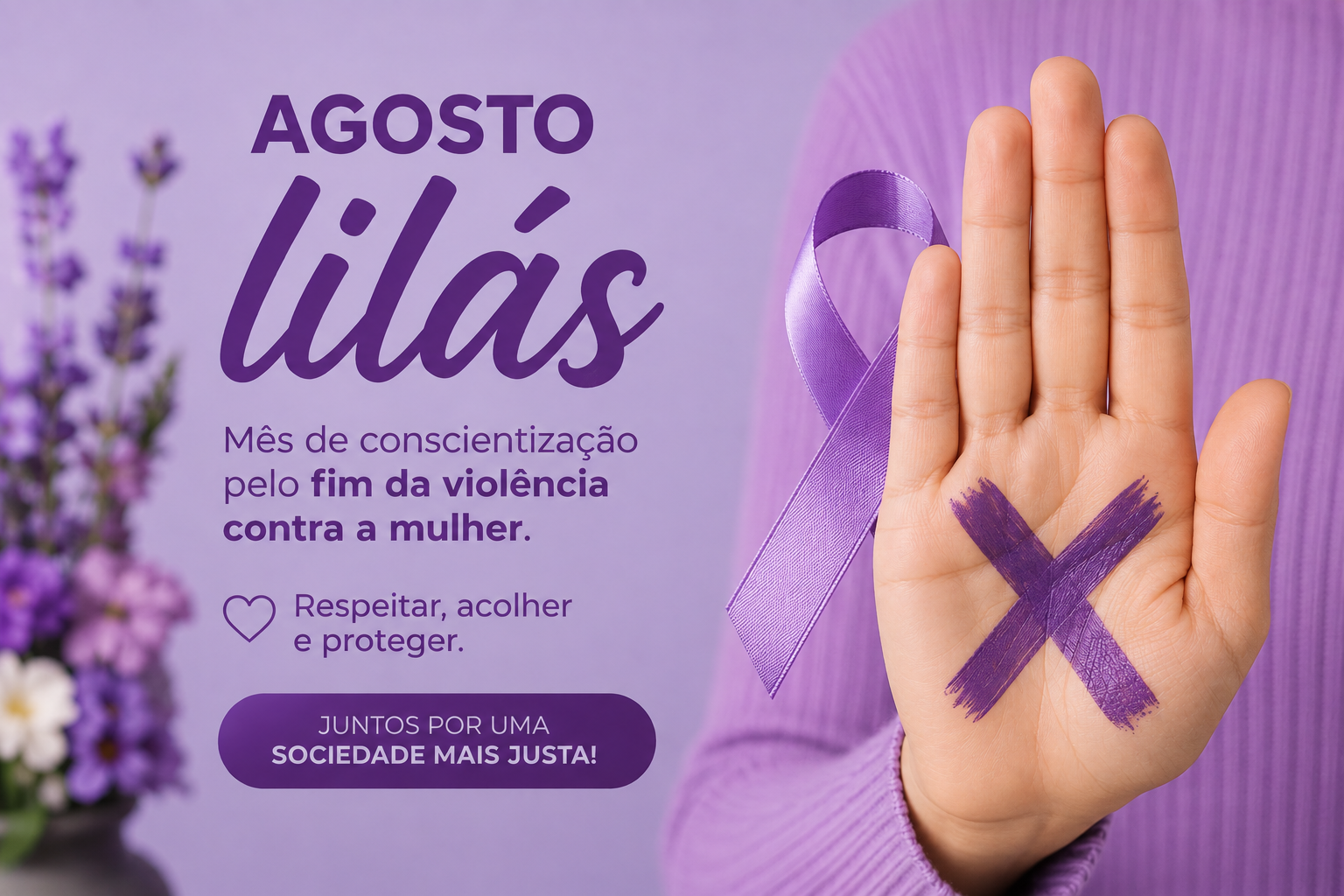 Agosto Lilás em Betim reúne ações de combate à violência contra a mulher