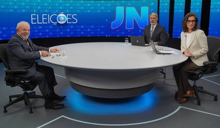 Lula na sabatina da Globo Lula na sabatina da Globo