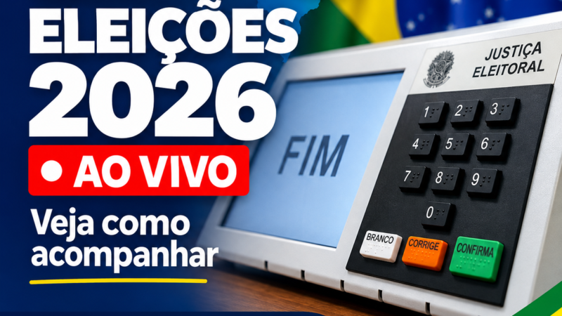 Apuração das Eleições 2026 ao vivo: veja como acompanhar